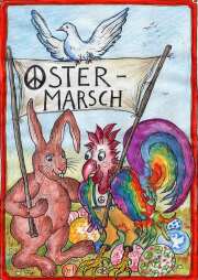 Ostermarschpaar bunt